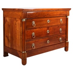 Early 19th Century Empire Chest of Drawers, Cherrywood, France, C. 1820