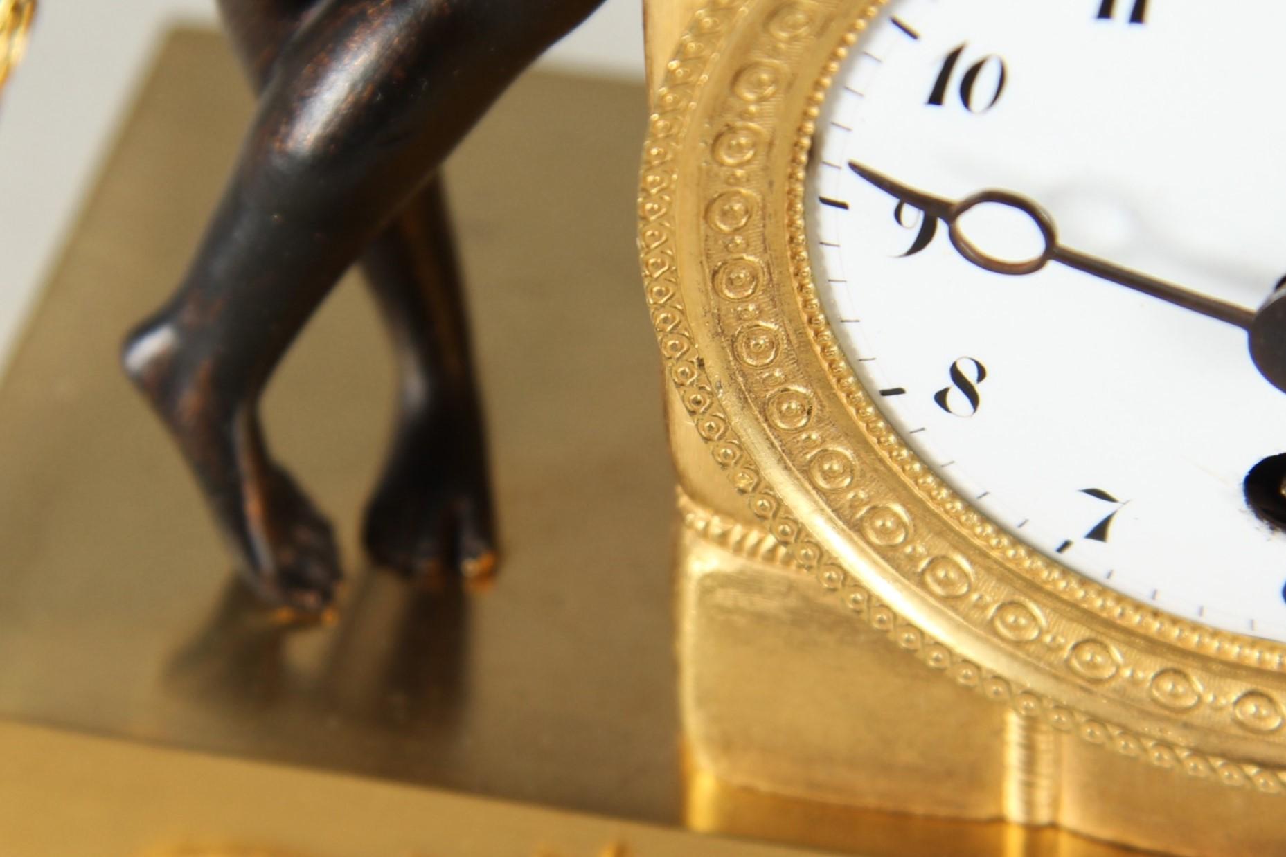 Early 19th Century Empire Clock, Miniature Matelot 