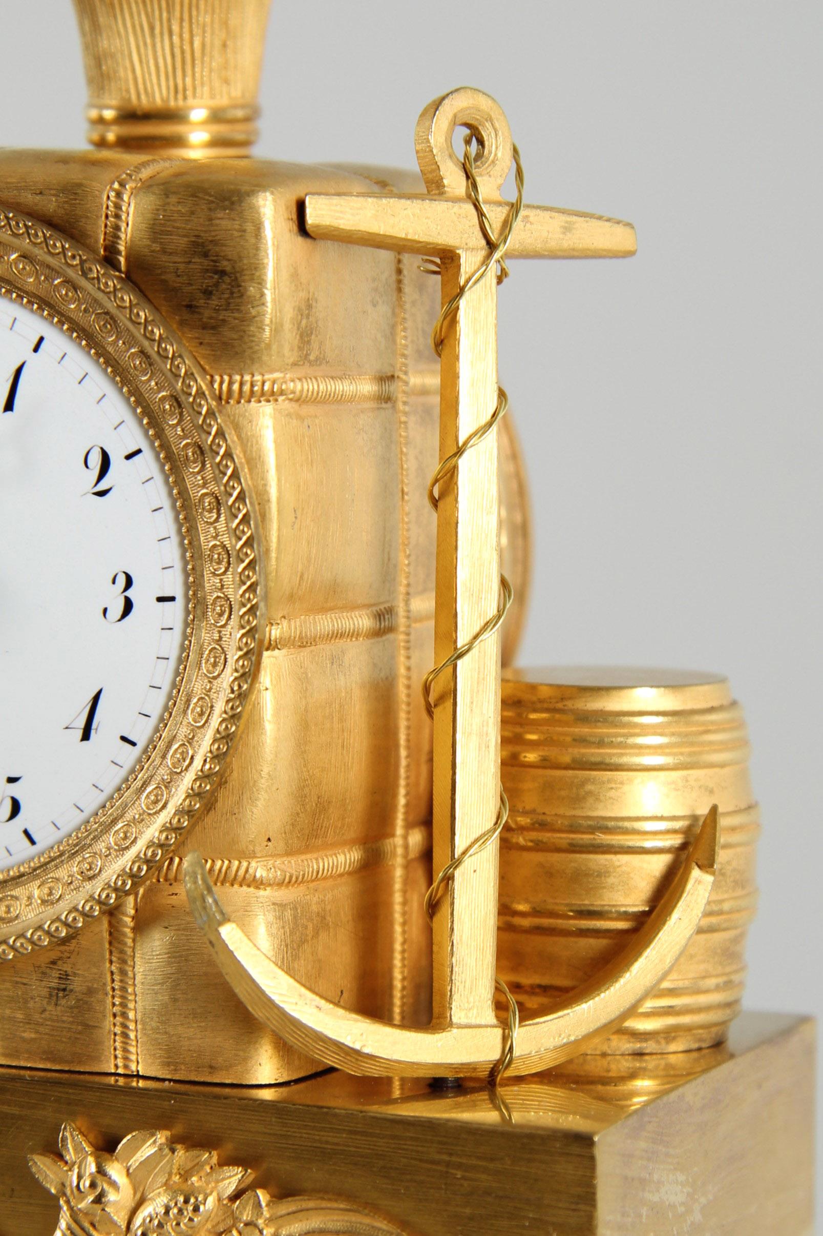 Early 19th Century Empire Clock, Miniature Matelot 