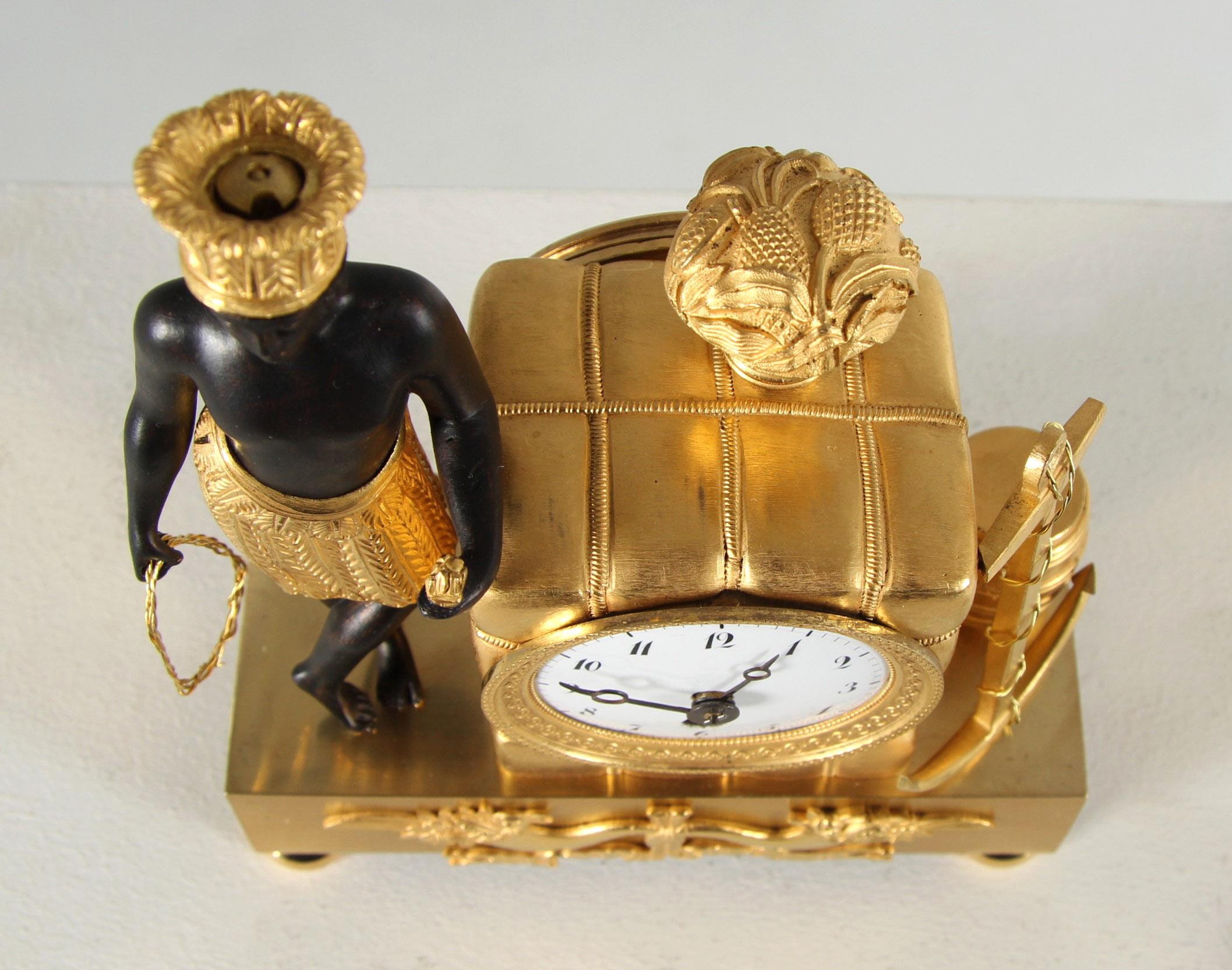 Early 19th Century Empire Clock, Miniature Matelot 