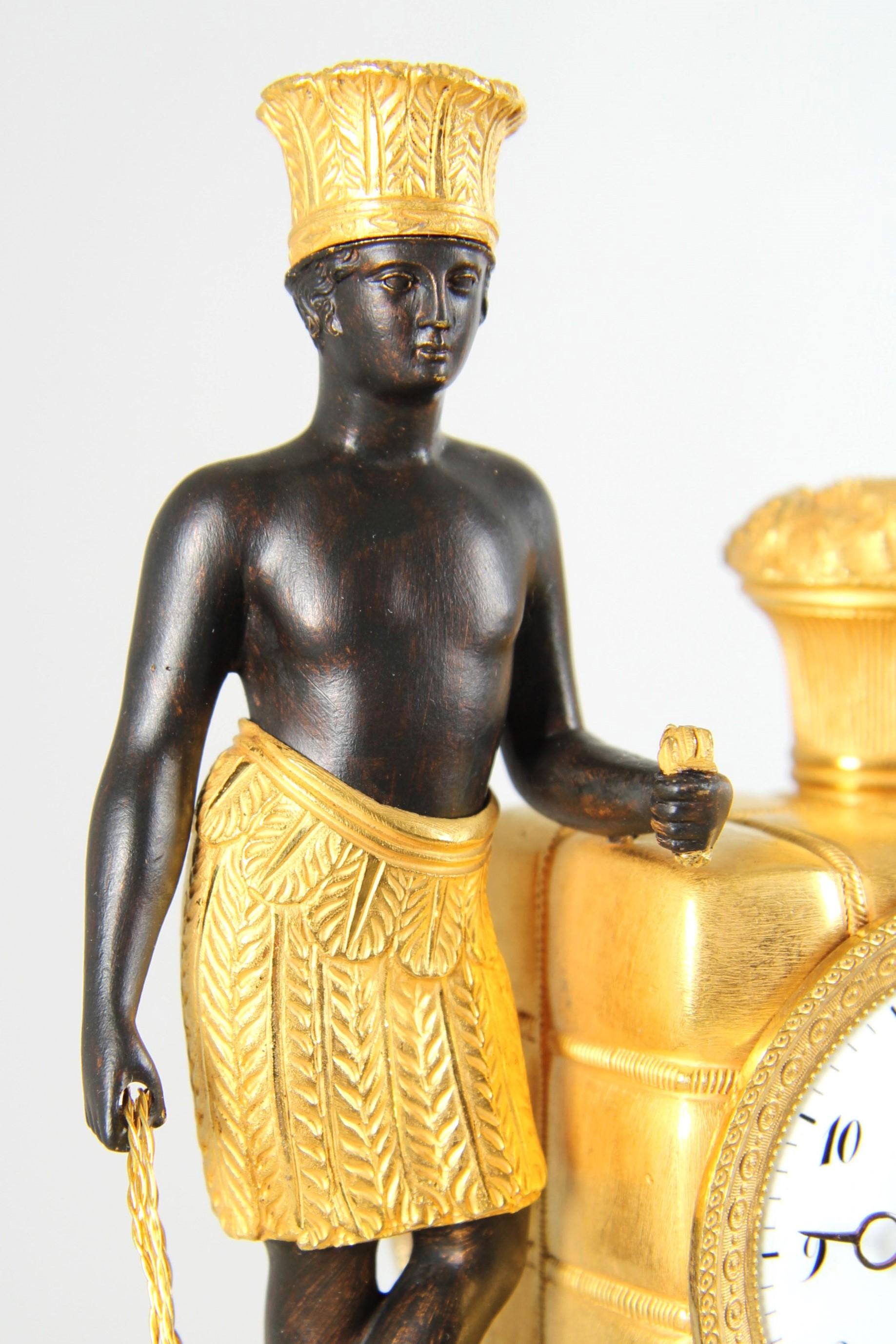 French Early 19th Century Empire Clock, Miniature Matelot 
