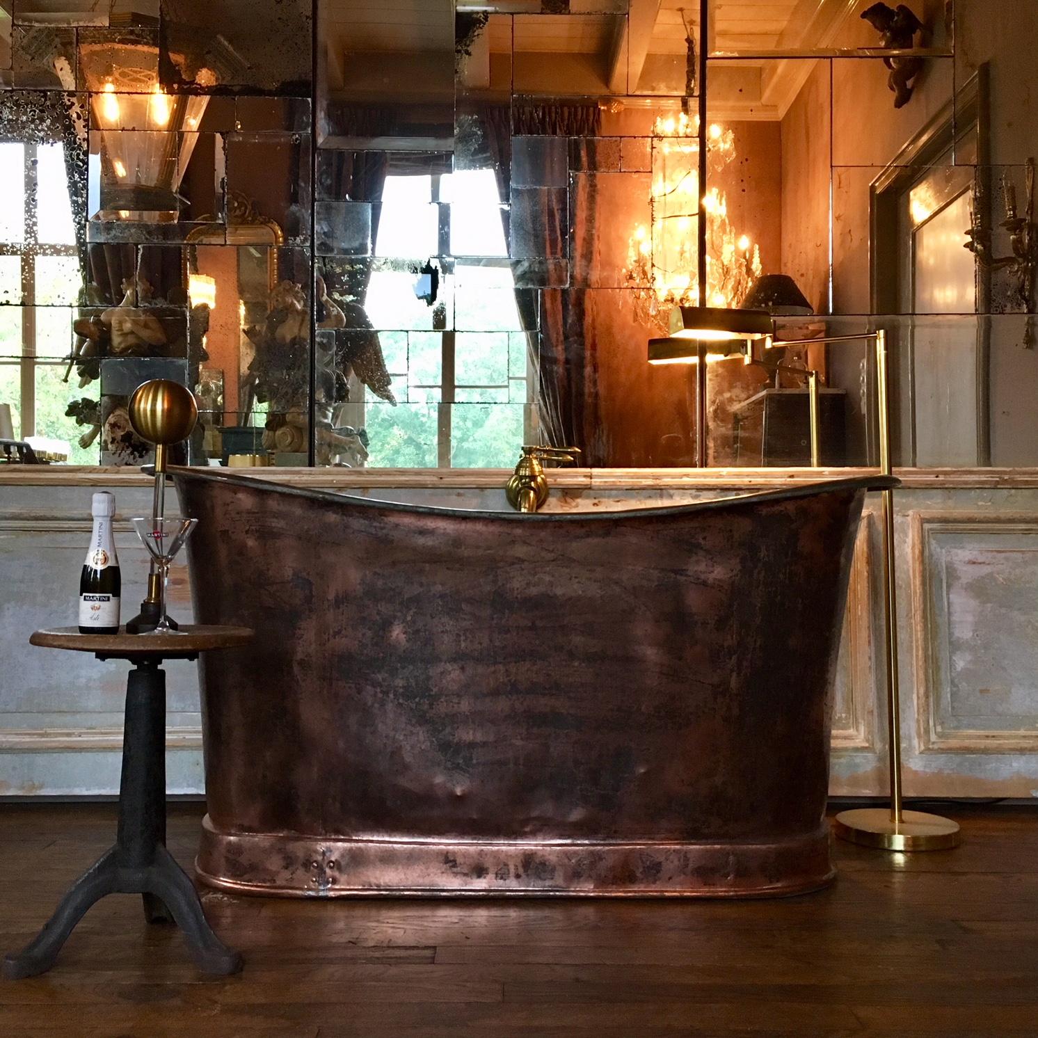 French Early 19th Century Empire Copper Bathtub