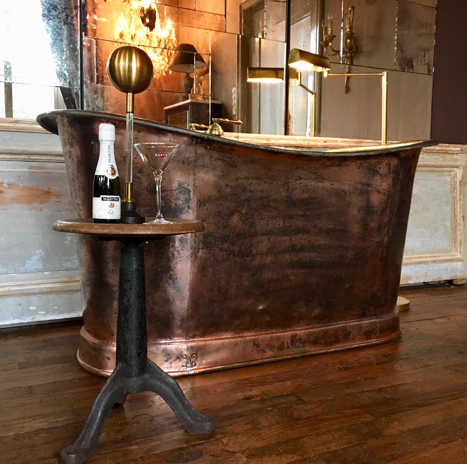Early 19th Century Empire Copper Bathtub In Good Condition In Baambrugge, NL