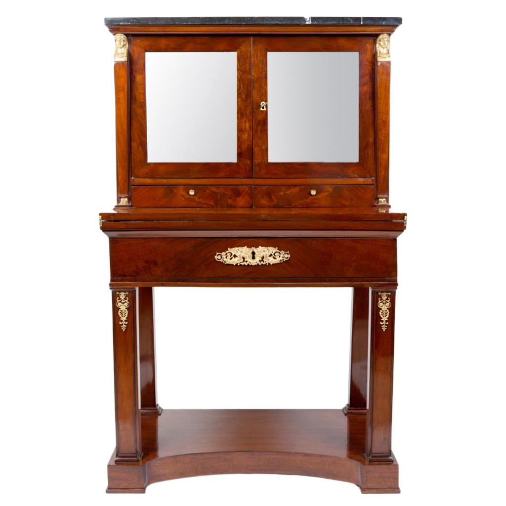 Early 19th Century Empire Greek Vanity or Ladies' Desk For Sale