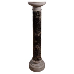 Antique Early 19th Century Empire Italian Marble Column 