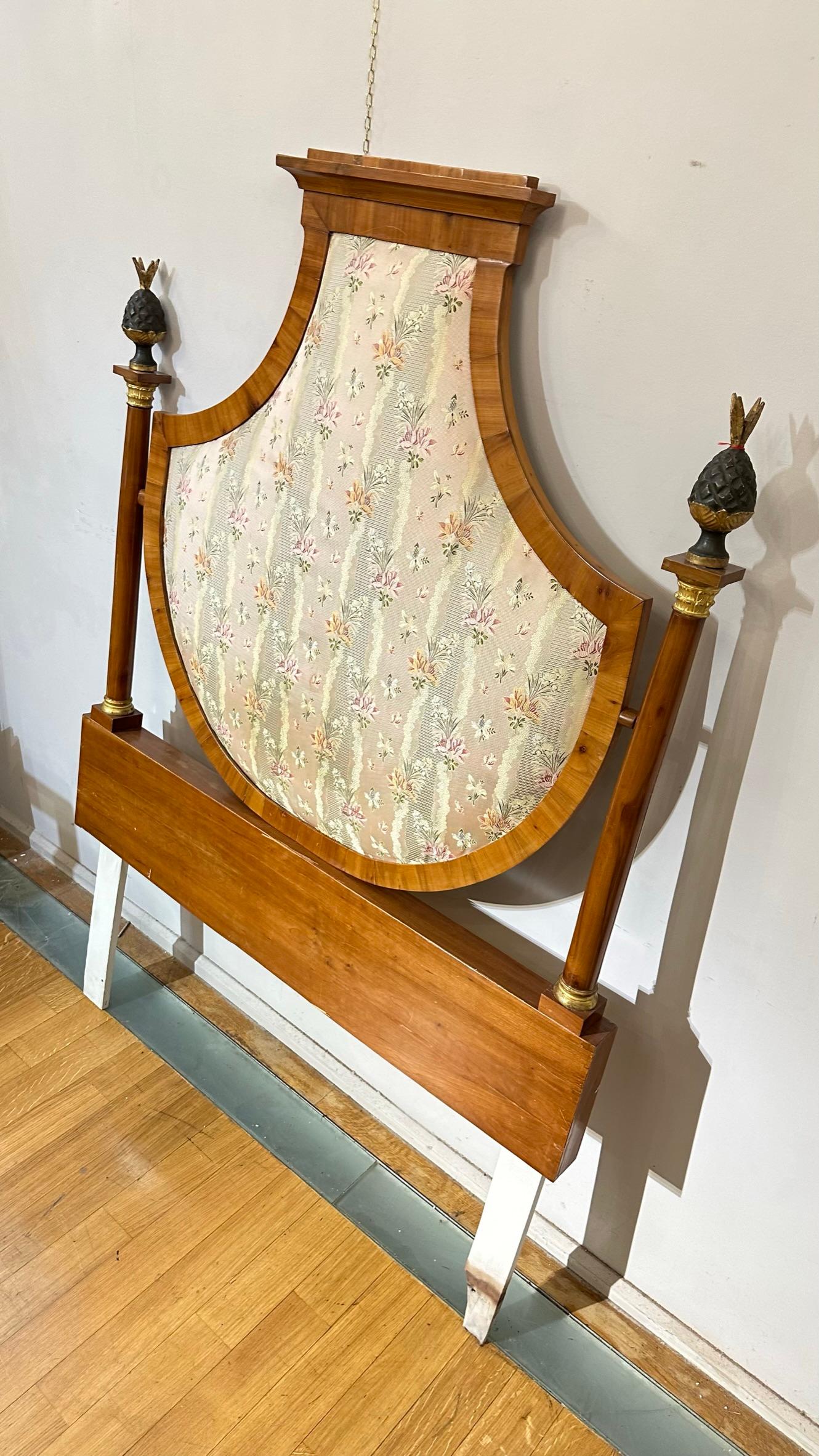 EARLY 19th CENTURY EMPIRE PERIOD BED HEADBOARD For Sale 2