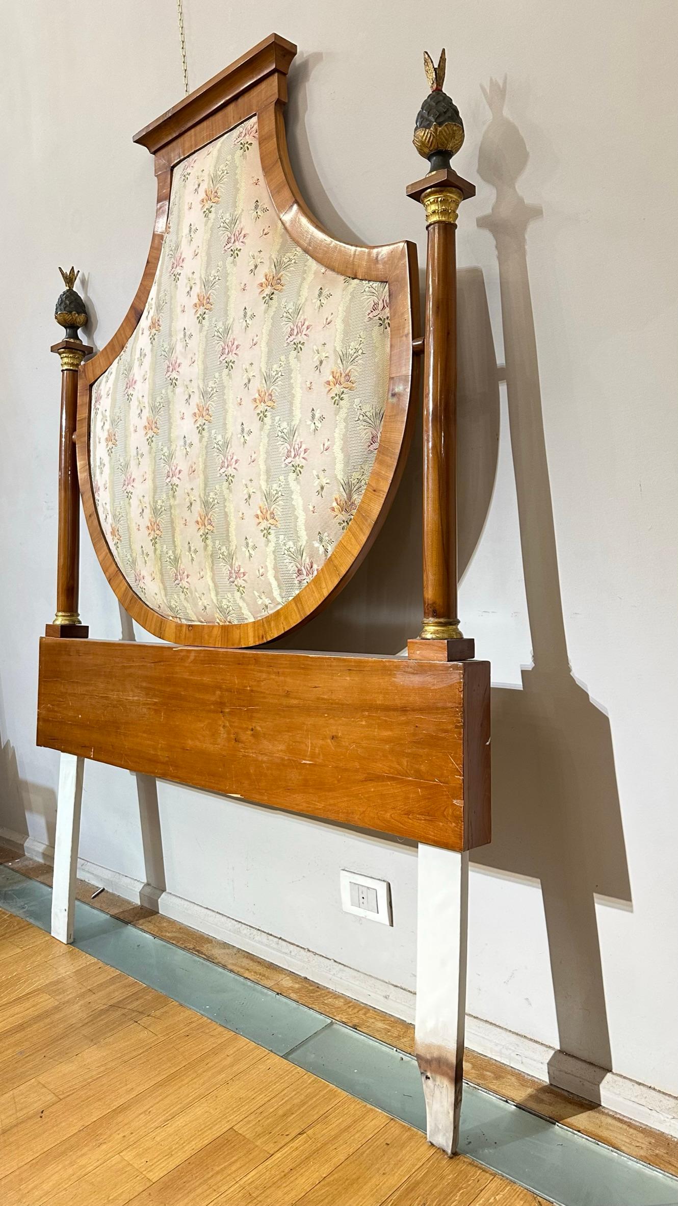 EARLY 19th CENTURY EMPIRE PERIOD BED HEADBOARD For Sale 3
