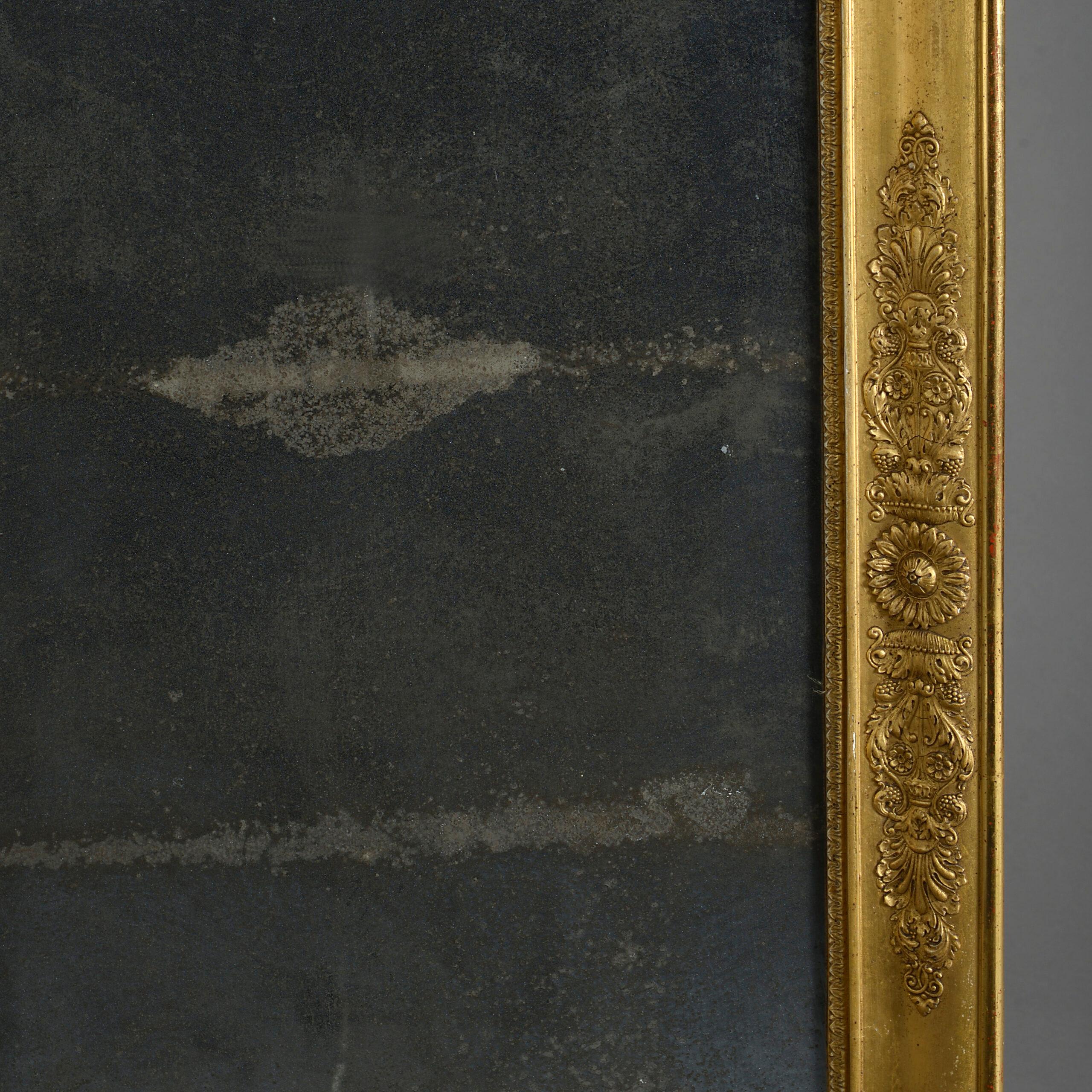 Early 19th Century, Empire Period Giltwood Mirror In Good Condition In London, GB