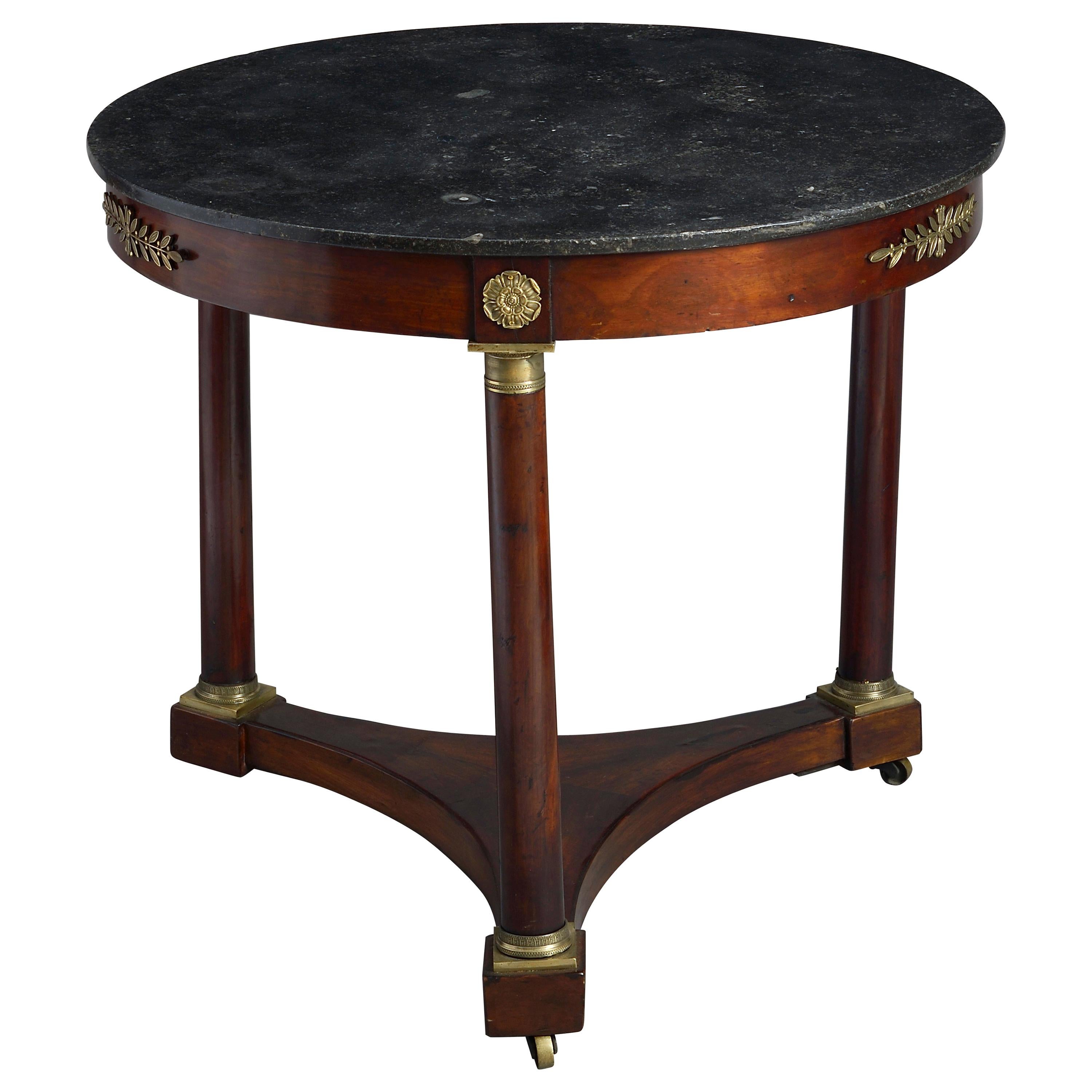 Early 19th Century Empire Period Mahogany Centre Table