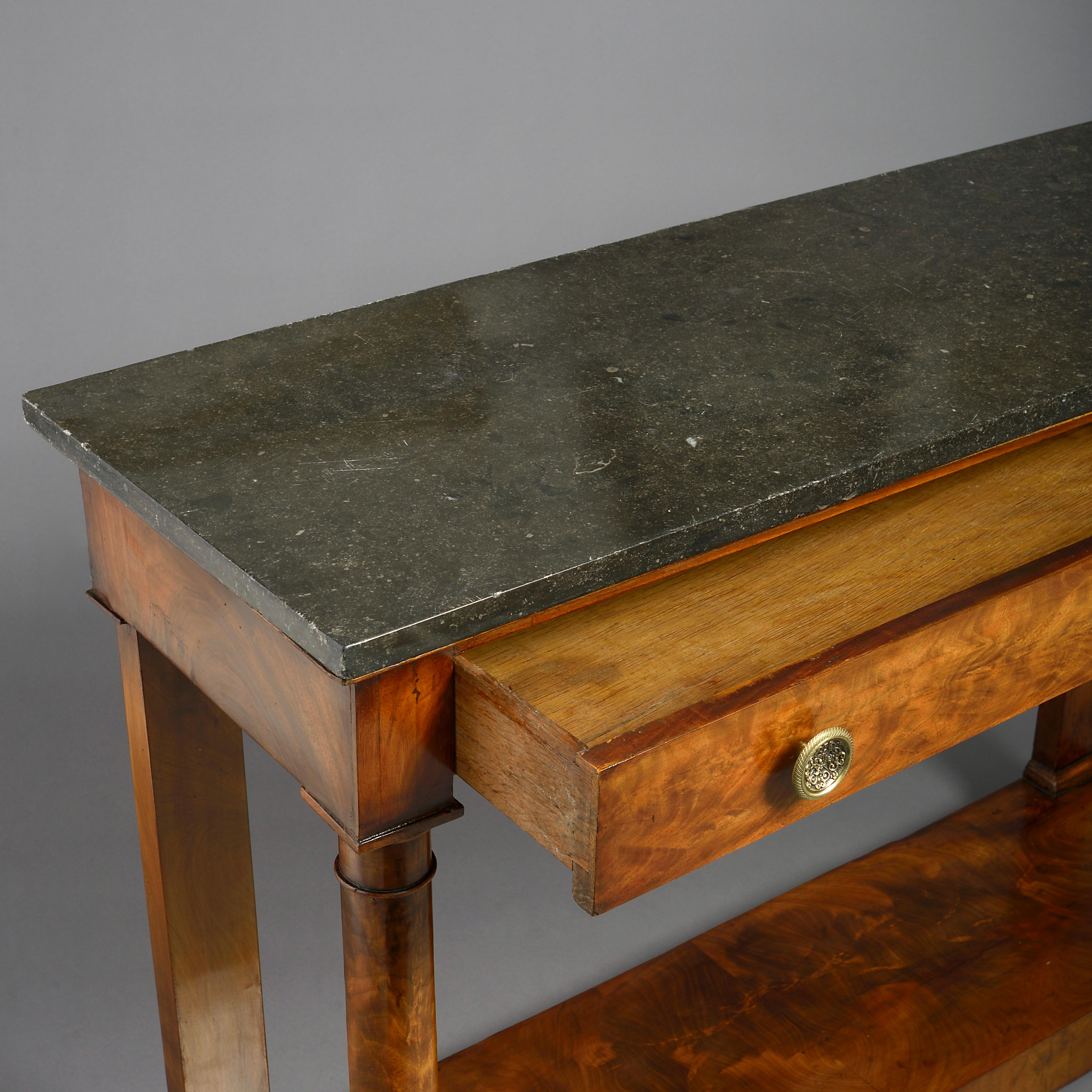 Early 19th Century Empire Period Mahogany Console Table In Good Condition In London, GB