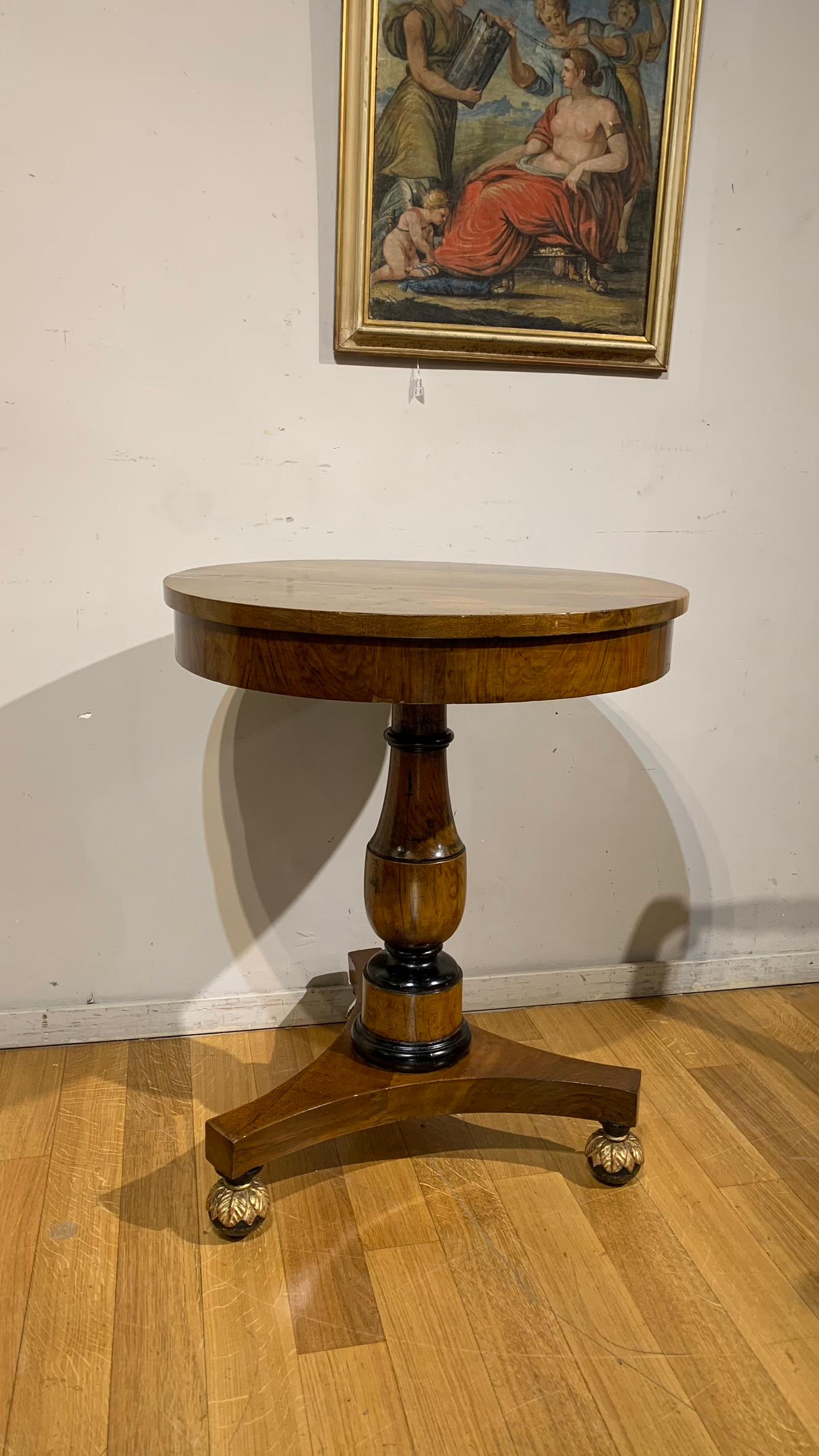 Early 19th Century Empire Small Table In Good Condition In Firenze, FI