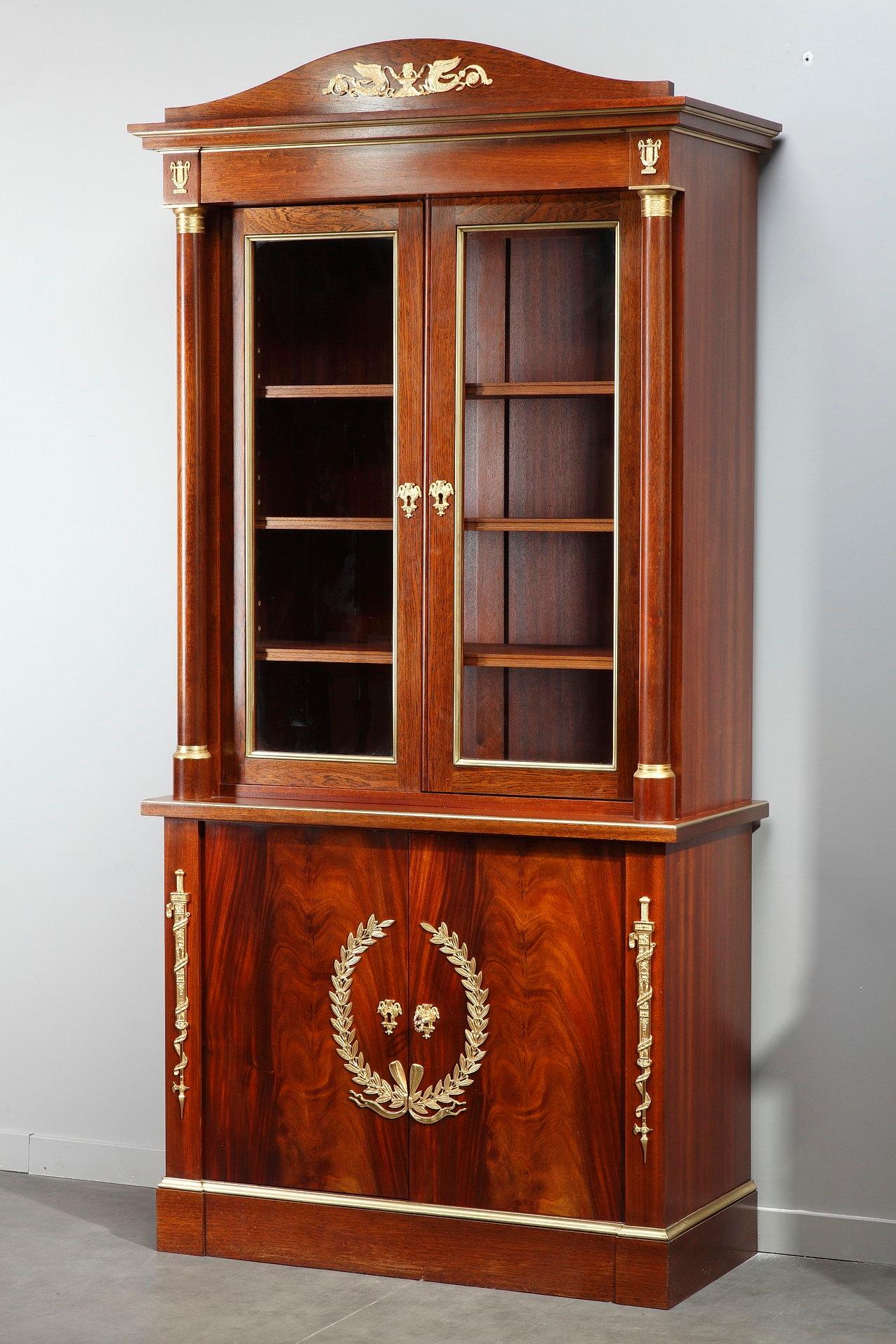 French Early 19th Century Empire-Style Bookcases by Maison Jansen