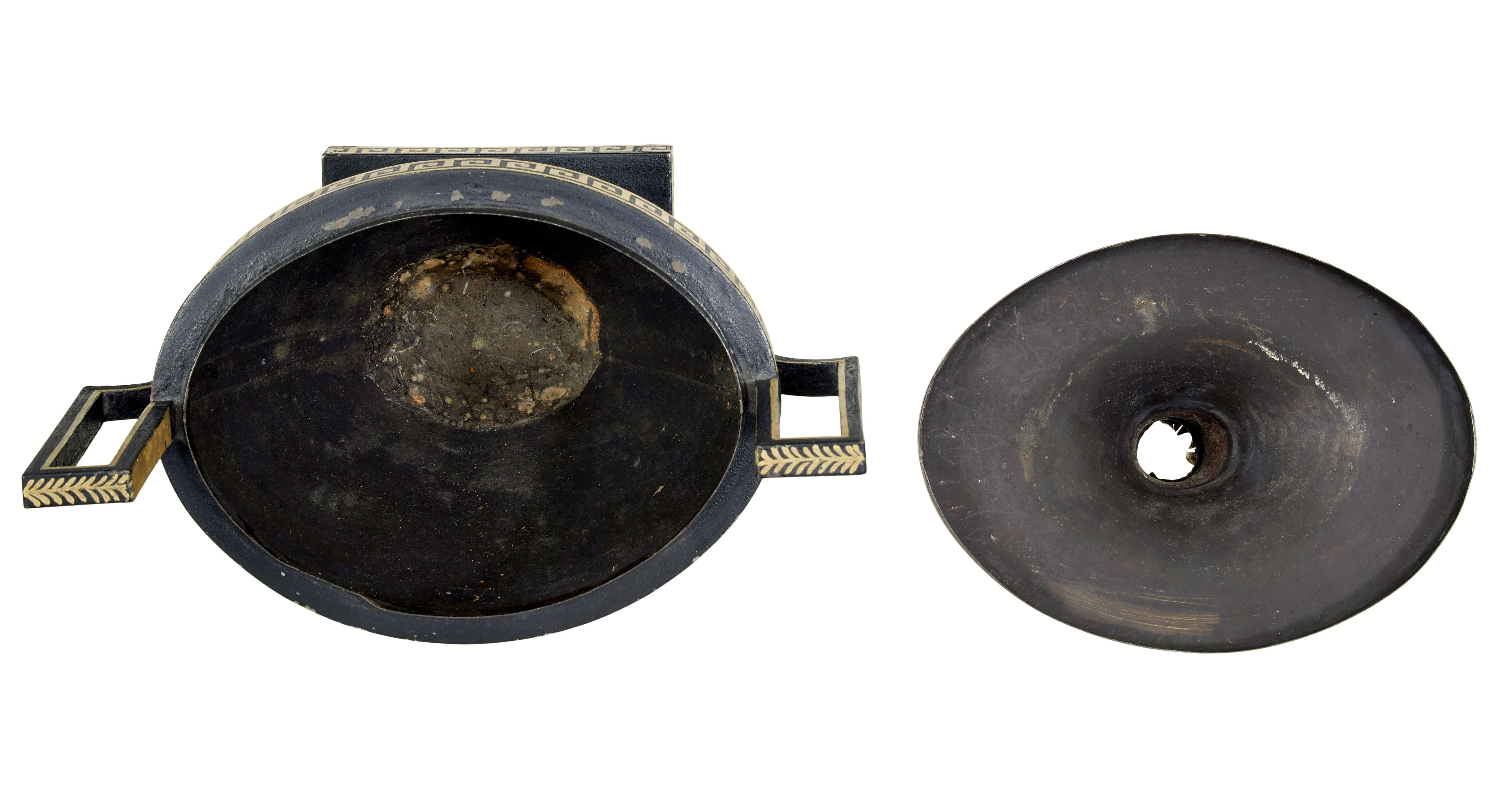 Urna decorativa de toletería imperio de principios del siglo XIX en Bueno estado para la venta en Debenham, Suffolk