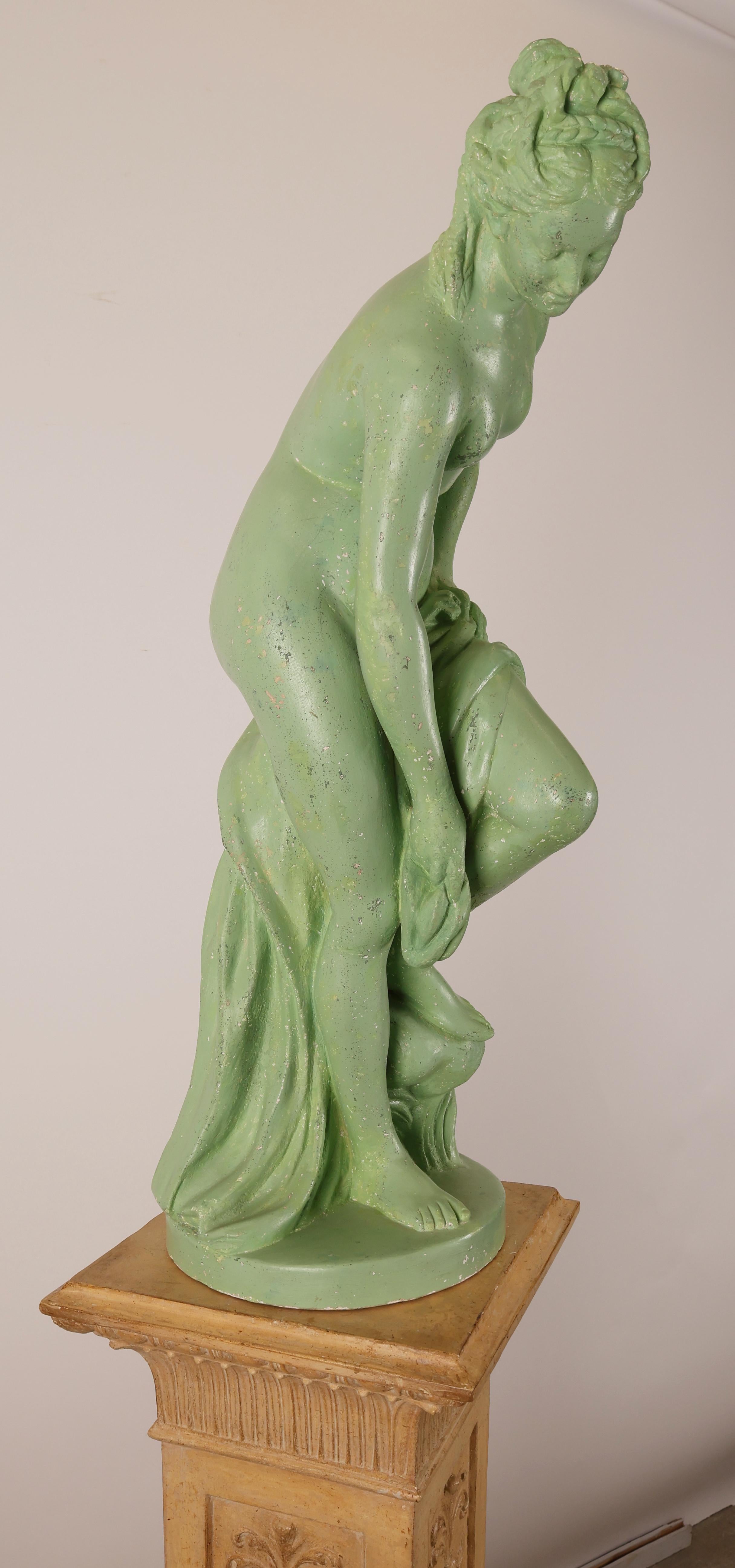 Painted Early 19th Century Empire Venus Sculpture For Sale