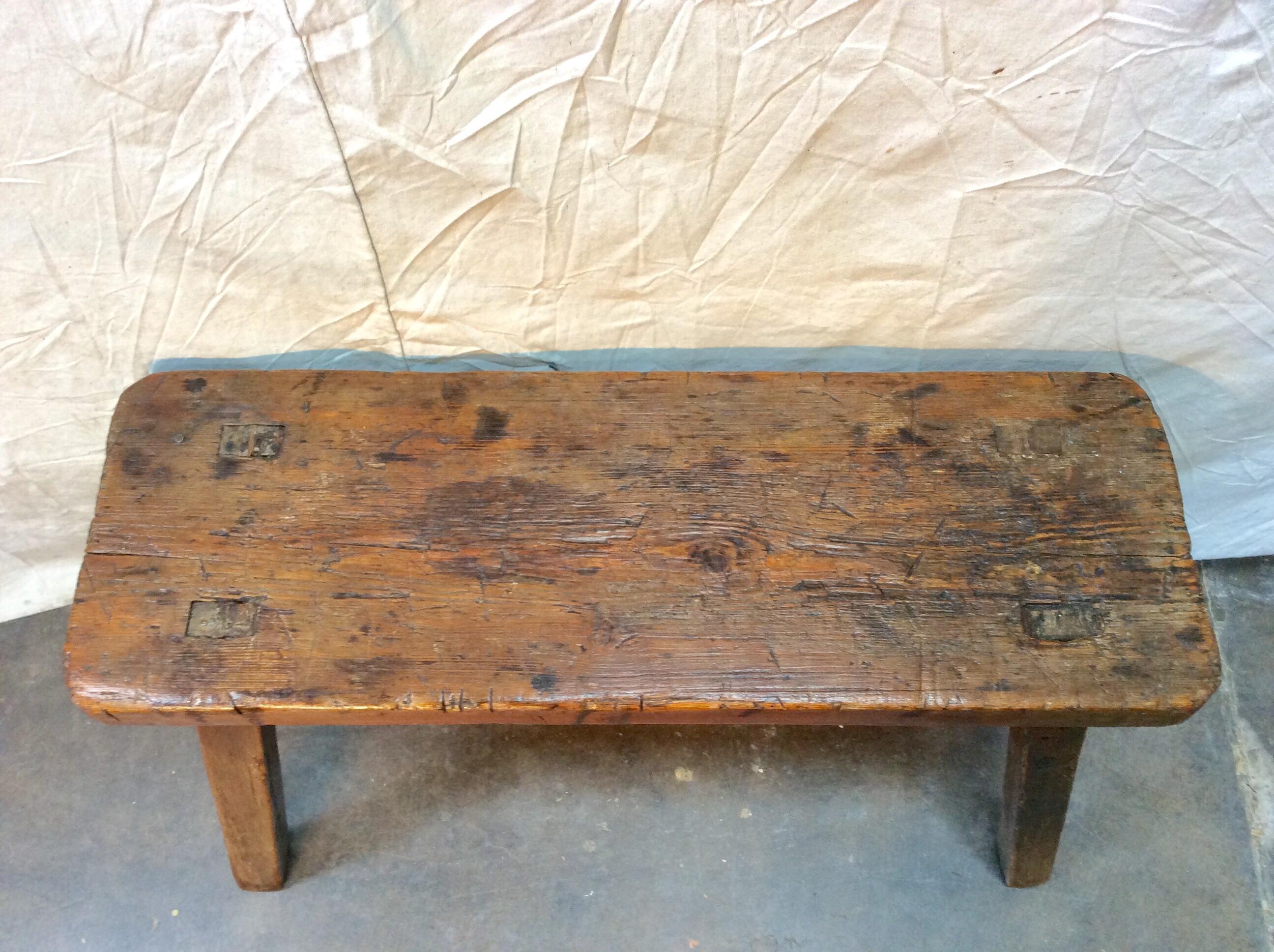 Early 19th Century English Bench In Good Condition In Burton, TX