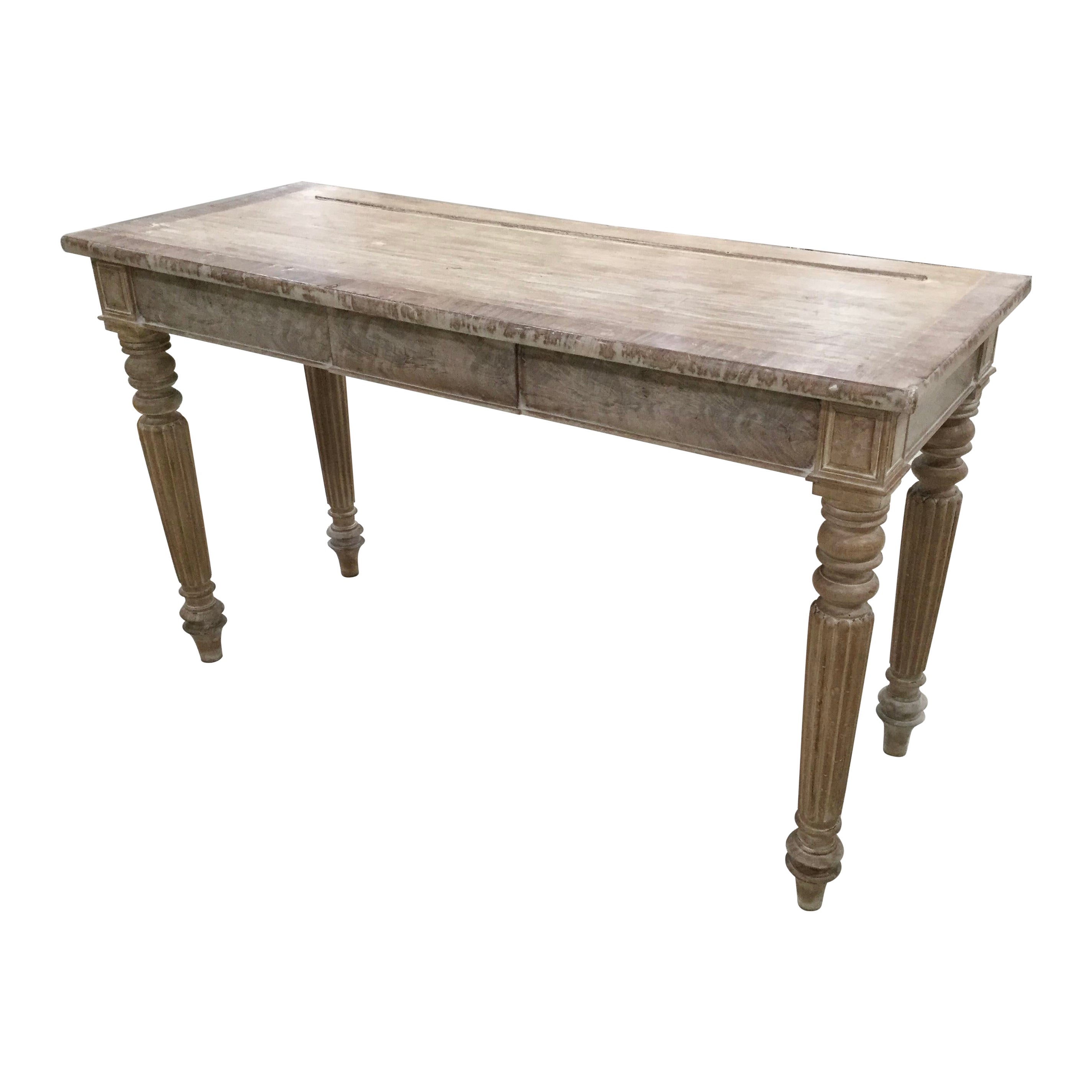 Early 19th Century English Bleached Mahogany Server