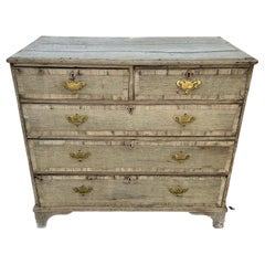 Early 19th Century English Bleached Oak Chest of Drawers