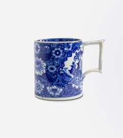 Early 19th Century, English, Blue and White Tankard