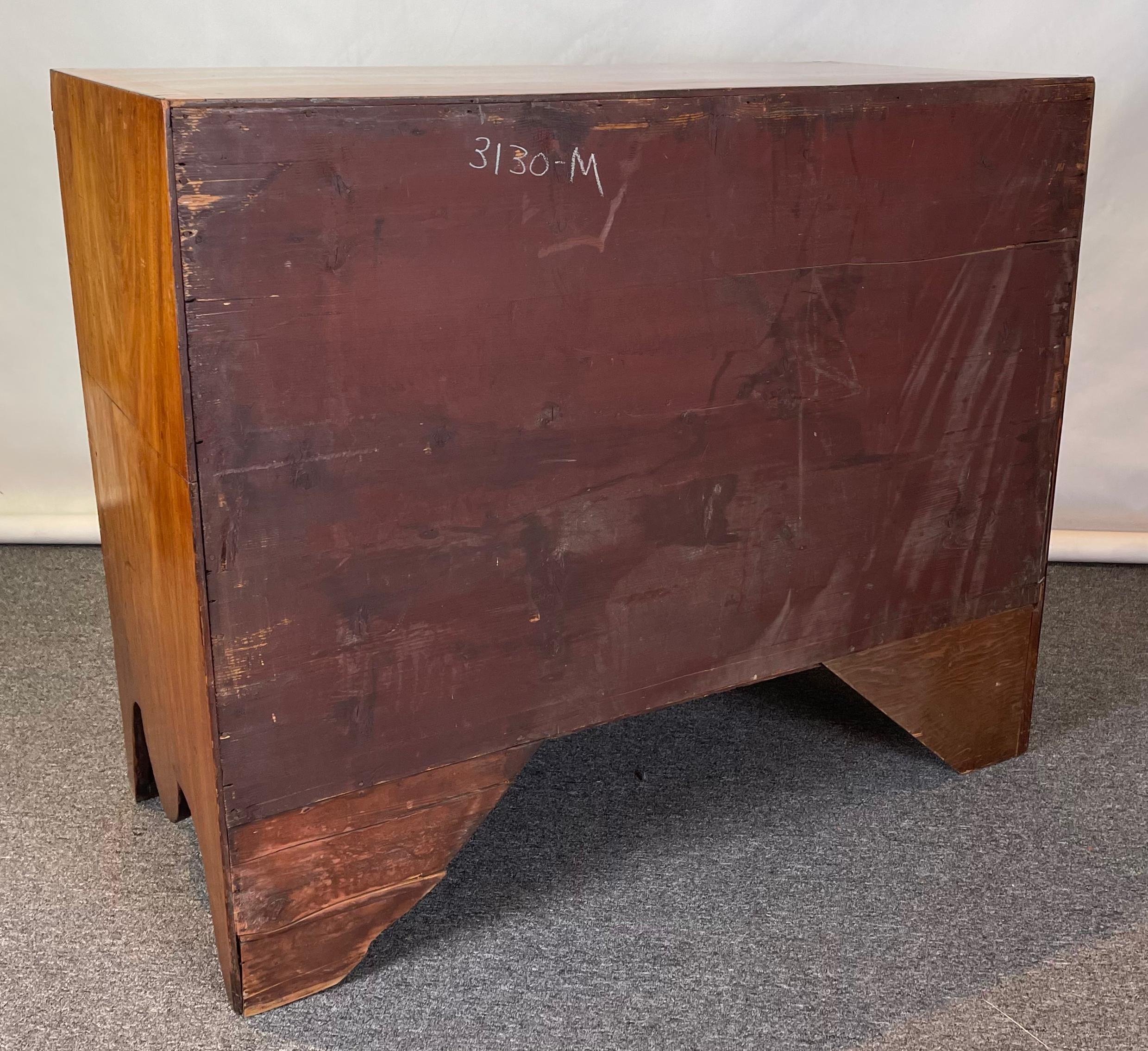 Early 19th Century English Bowfront Chest 8