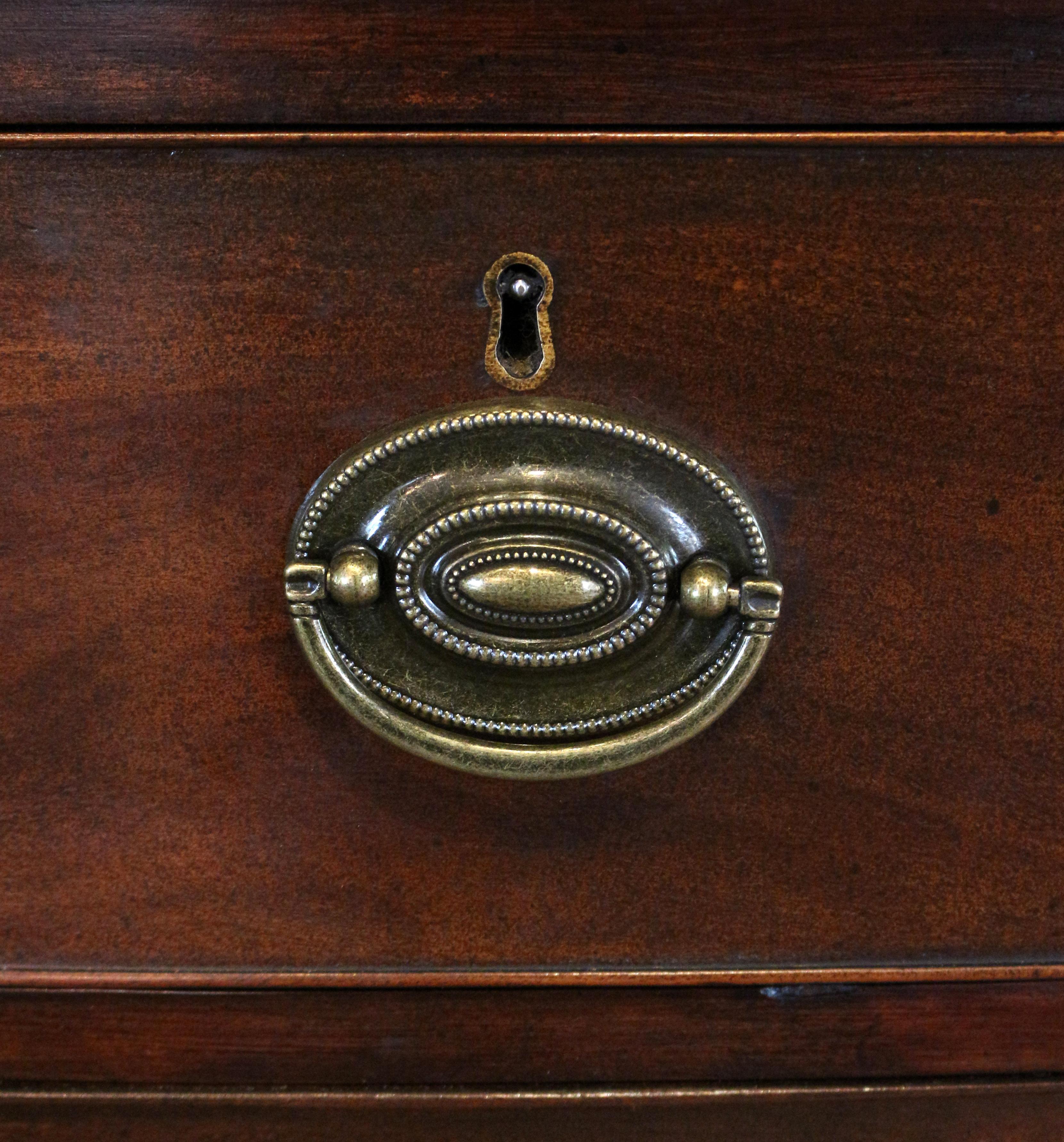 Early 19th Century English Bowfront Chest of Drawers 4