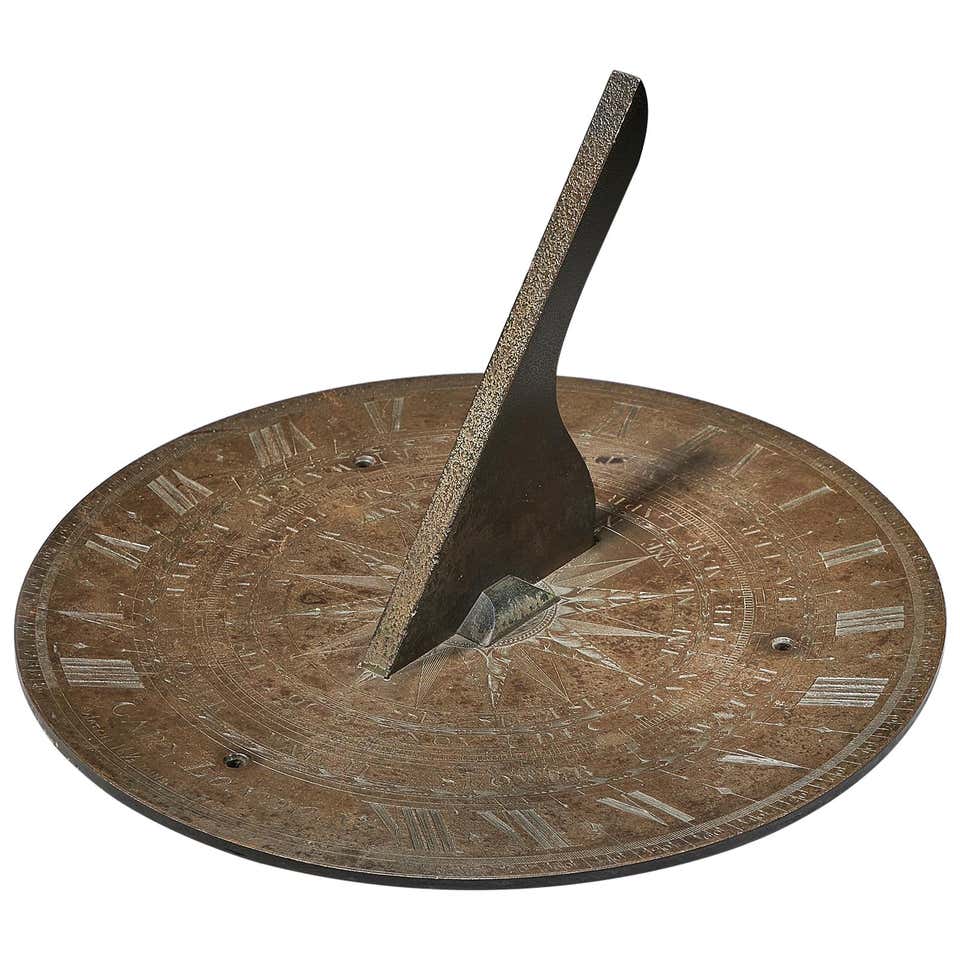 Sunbdials Antique and Vintage Sundials - 32 For Sale at 1stDibs
