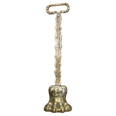 Tope de puerta de pata de león de bronce inglés de principios del siglo XIX c.1800-1850