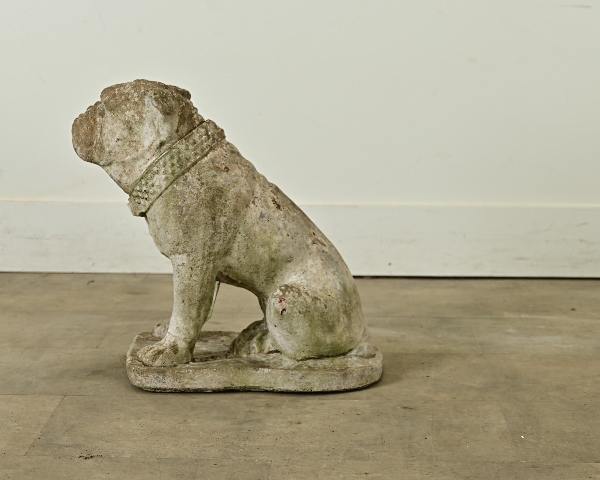 Moulage Statue de bouledogue anglais du début du 19e siècle