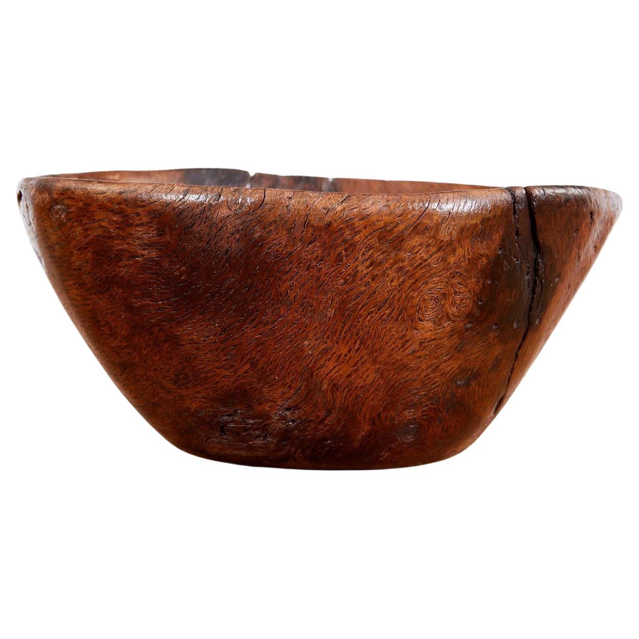 Early 19th century Swedish Burl Bowl For Sale