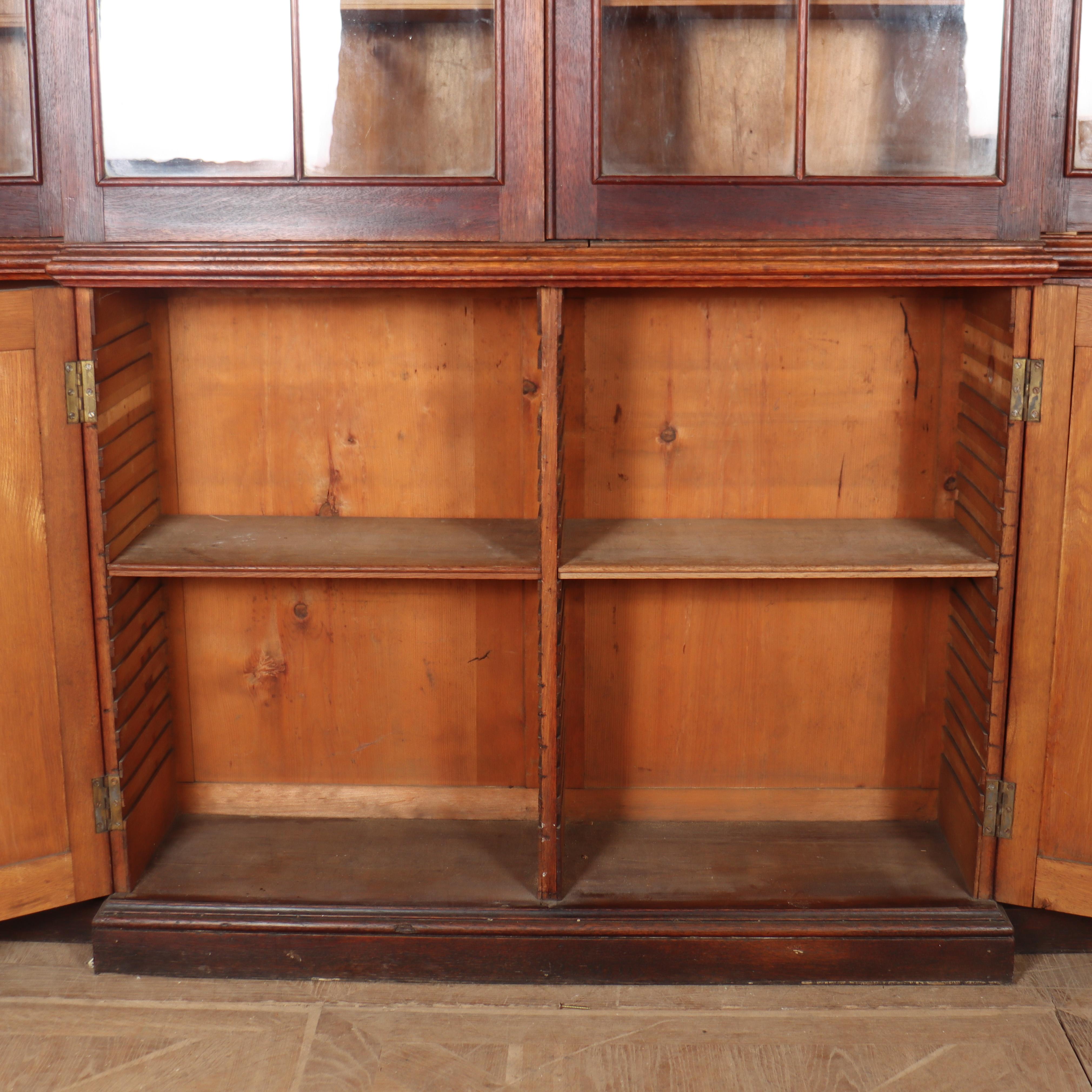 Early 19th Century English Country House Gothic Bookcase For Sale 4