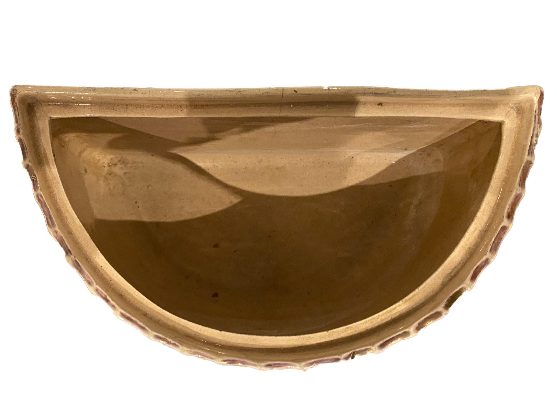 Frühe 19. Jahrhundert Englisch Demilune Lusterware Bough Topf mit Deckel im Zustand „Gut“ im Angebot in Roma, RM