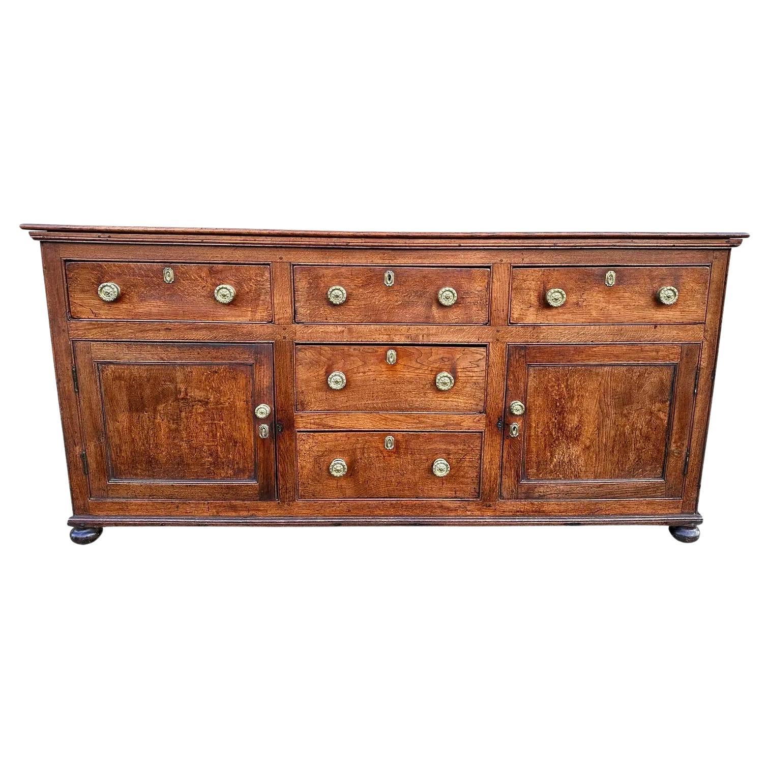 Early 19th Century English Dresser Base For Sale