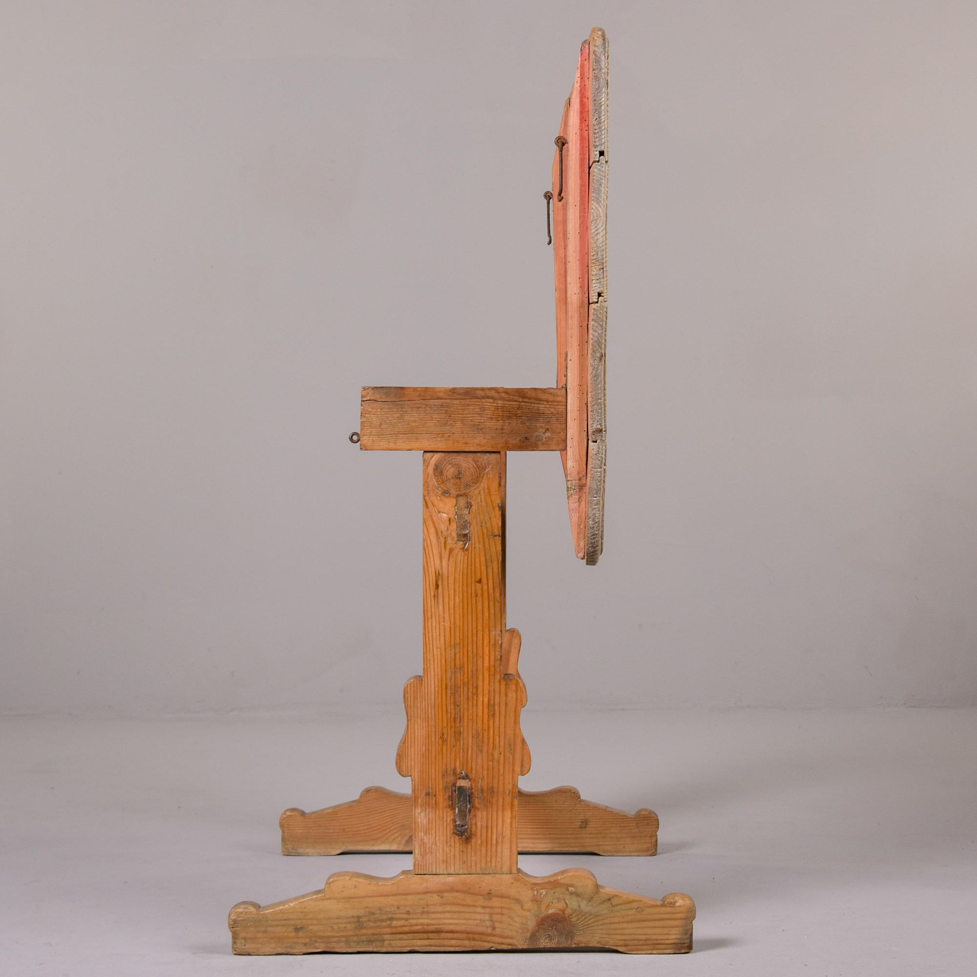 Mesa de taberna inglesa abatible o basculante de principios del siglo XIX en venta 6