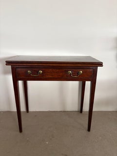 Early 19th Century English Fold Top Side / Games Table