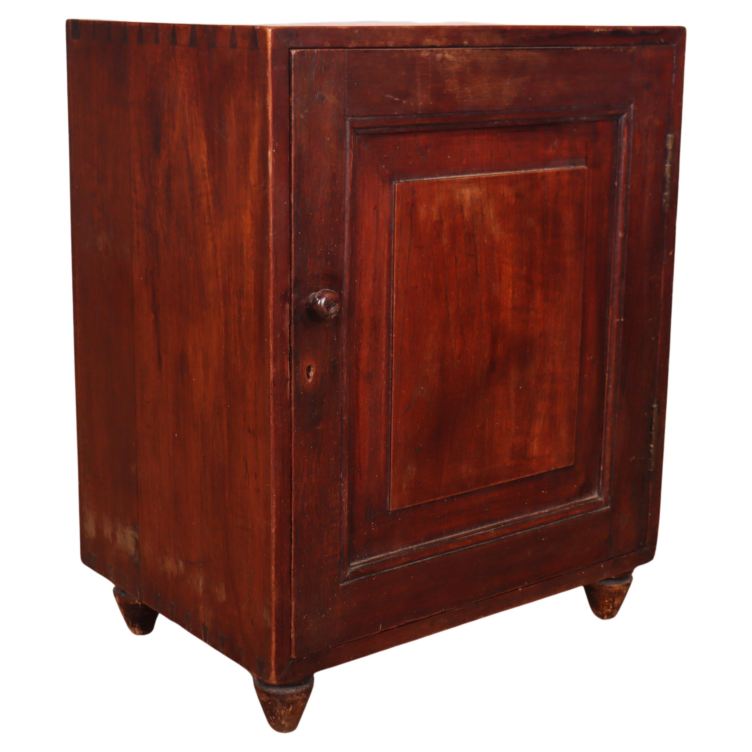Early 19th Century English Fruitwood Cupboard For Sale