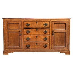 Antique Early 19th Century English Georgian Oak Dresser