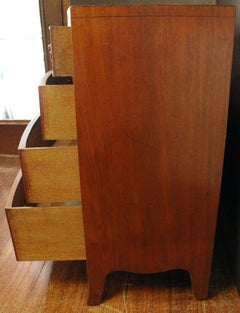 Early 19th Century English Georgian Period Bowfront Chest of Drawers