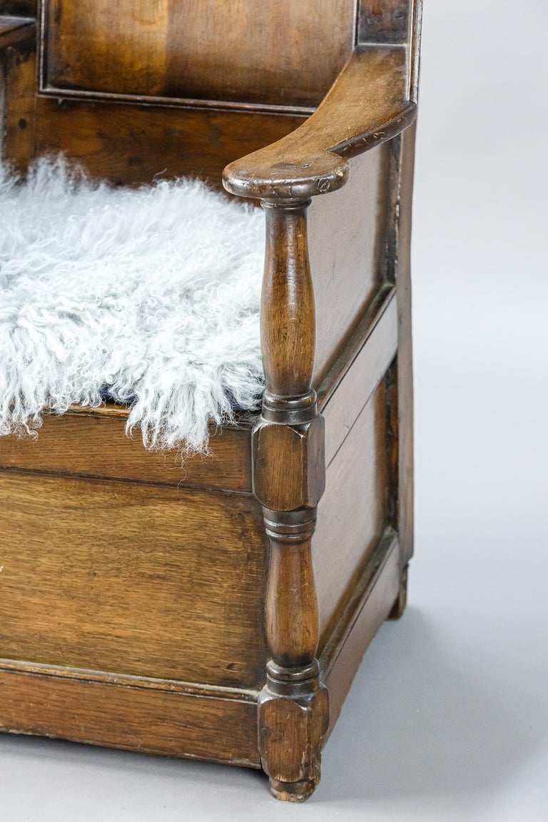 Early 19th Century English Gothic Lambing Chair at 1stDibs cane