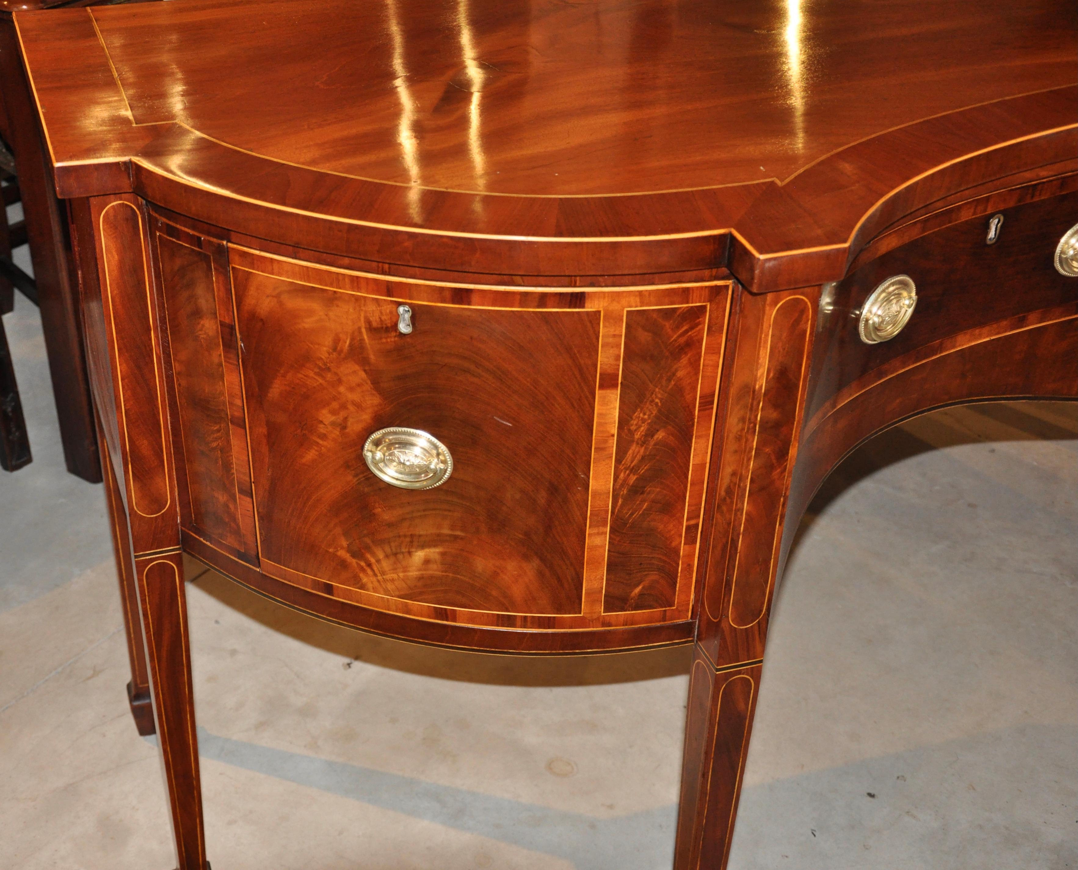 George III Early 19th Century English Hepplewhite Sideboard