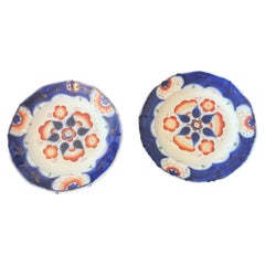 Early 19th Century English Imari Pearlware Plates