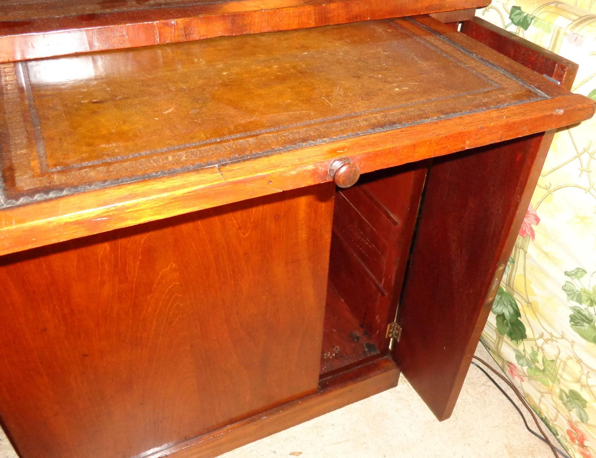 Early 19th Century English Knee-Hole Map Desk For Sale 2