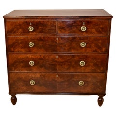 Antique Early 19th Century English Mahogany Chest of Drawers