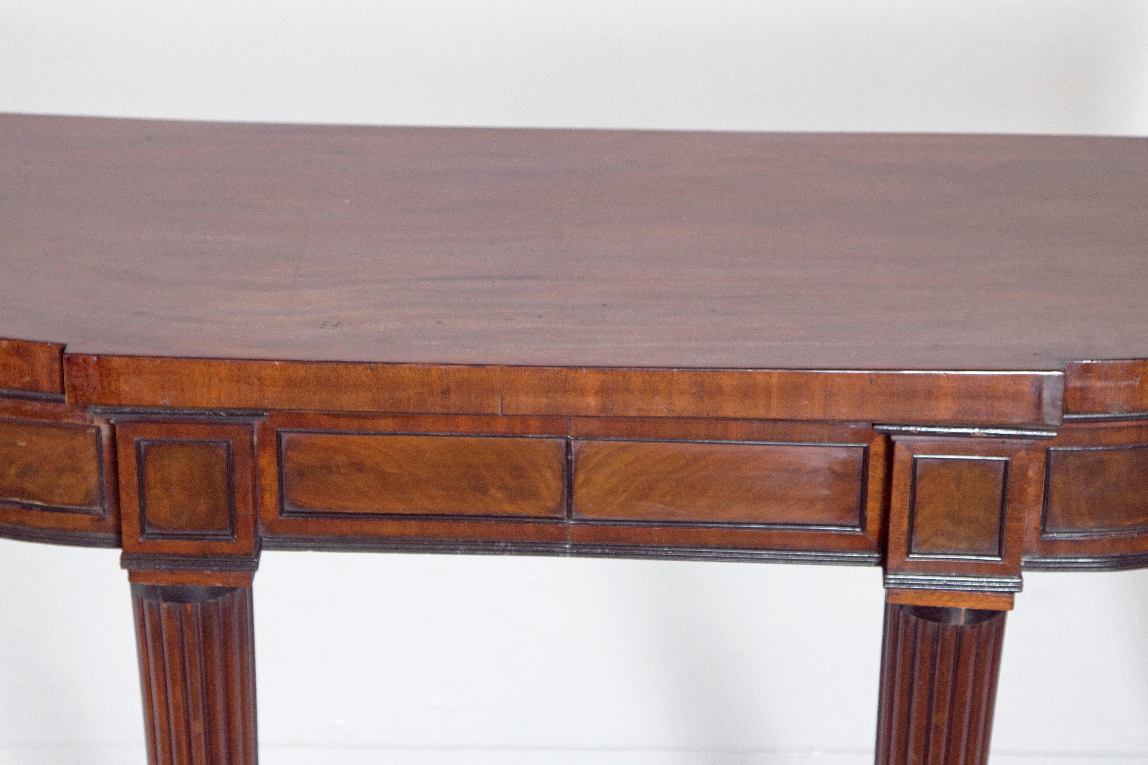 Regency Early 19th Century English Mahogany Console Table