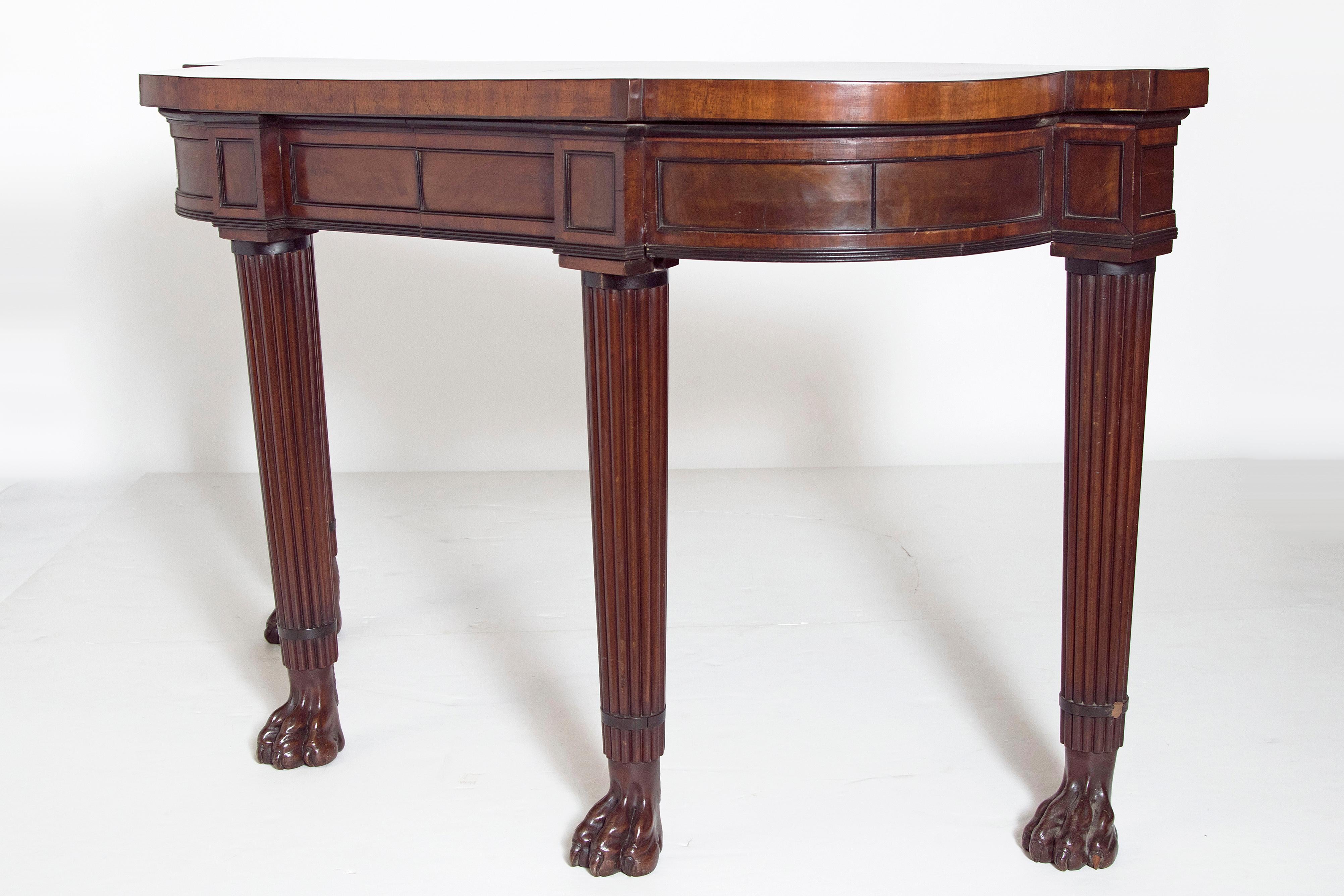 Early 19th Century English Mahogany Console Table 2