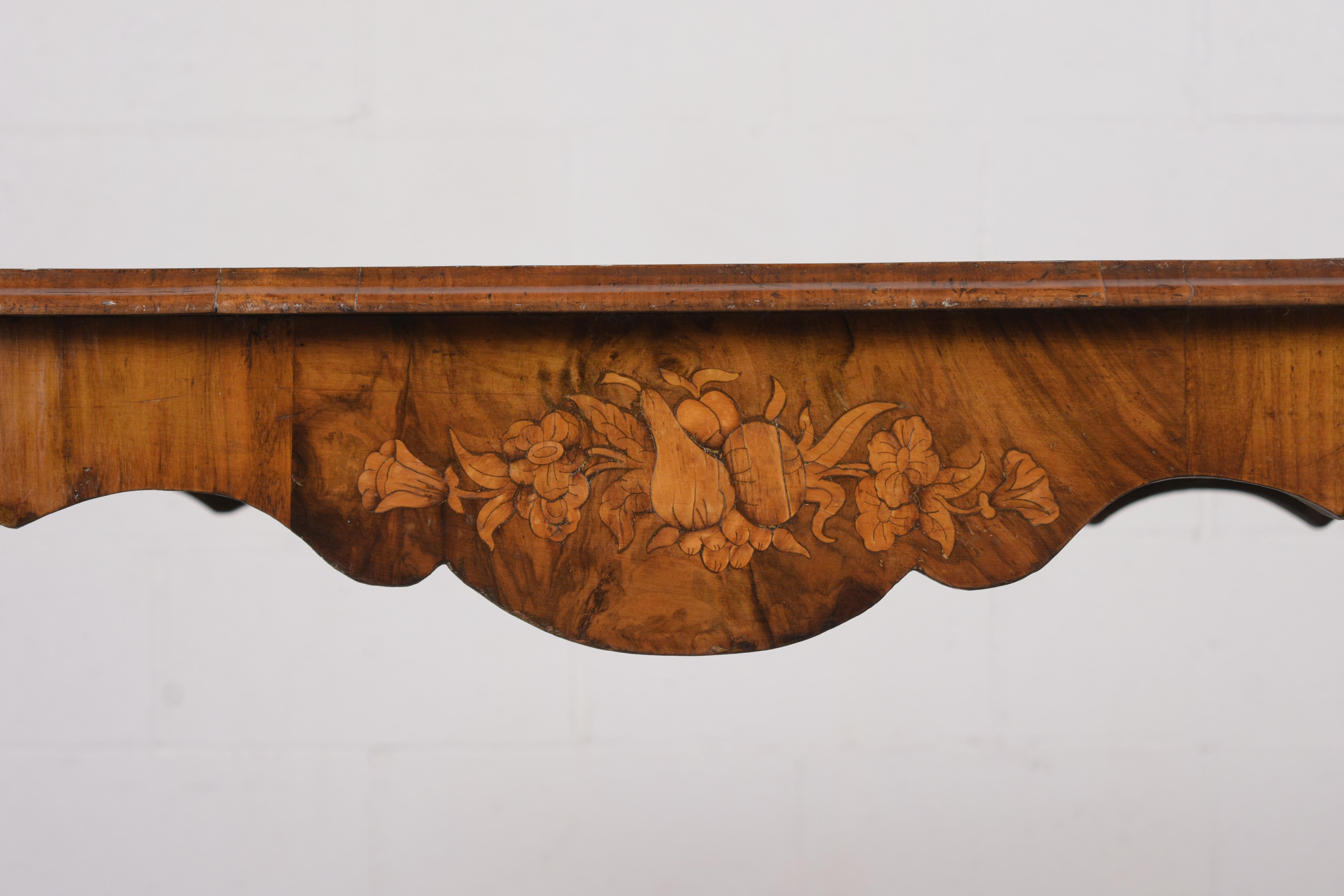 Inlay 19th Century English Marquetry Table