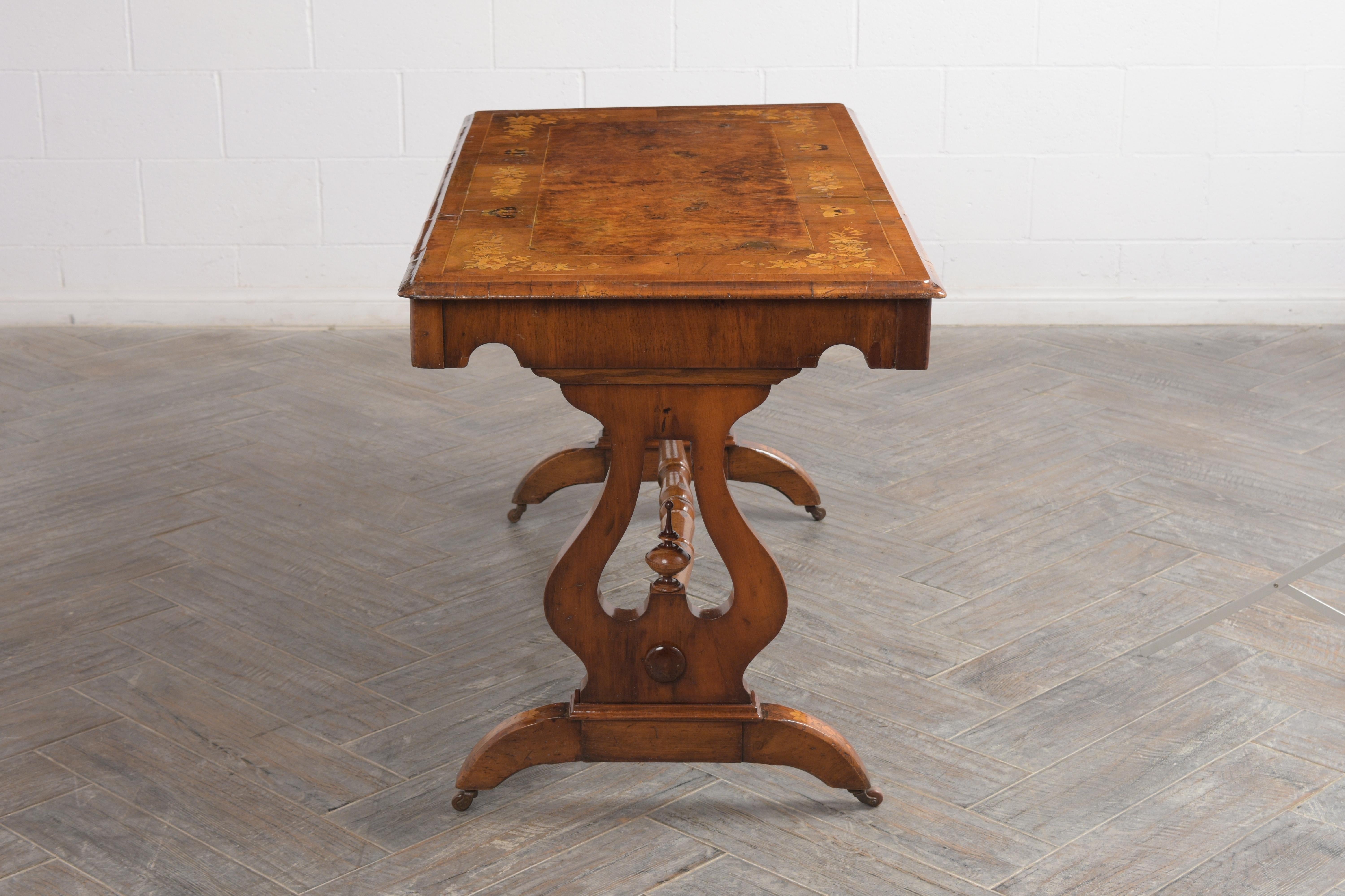 19th Century English Marquetry Table 3