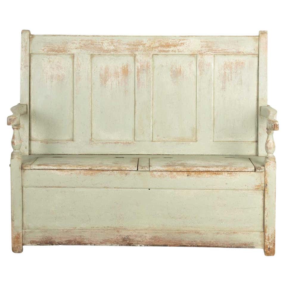 Original Welsh Pine Settle, Early 19th Century, Character, Rustic ...
