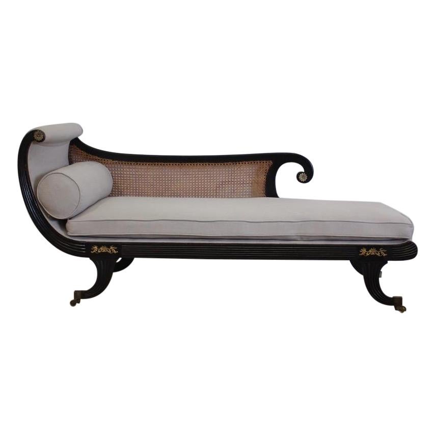 Early 19th Century English Regency Chaise Longue
