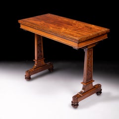 Early 19th Century English Regency Games Table by T & G Seddon