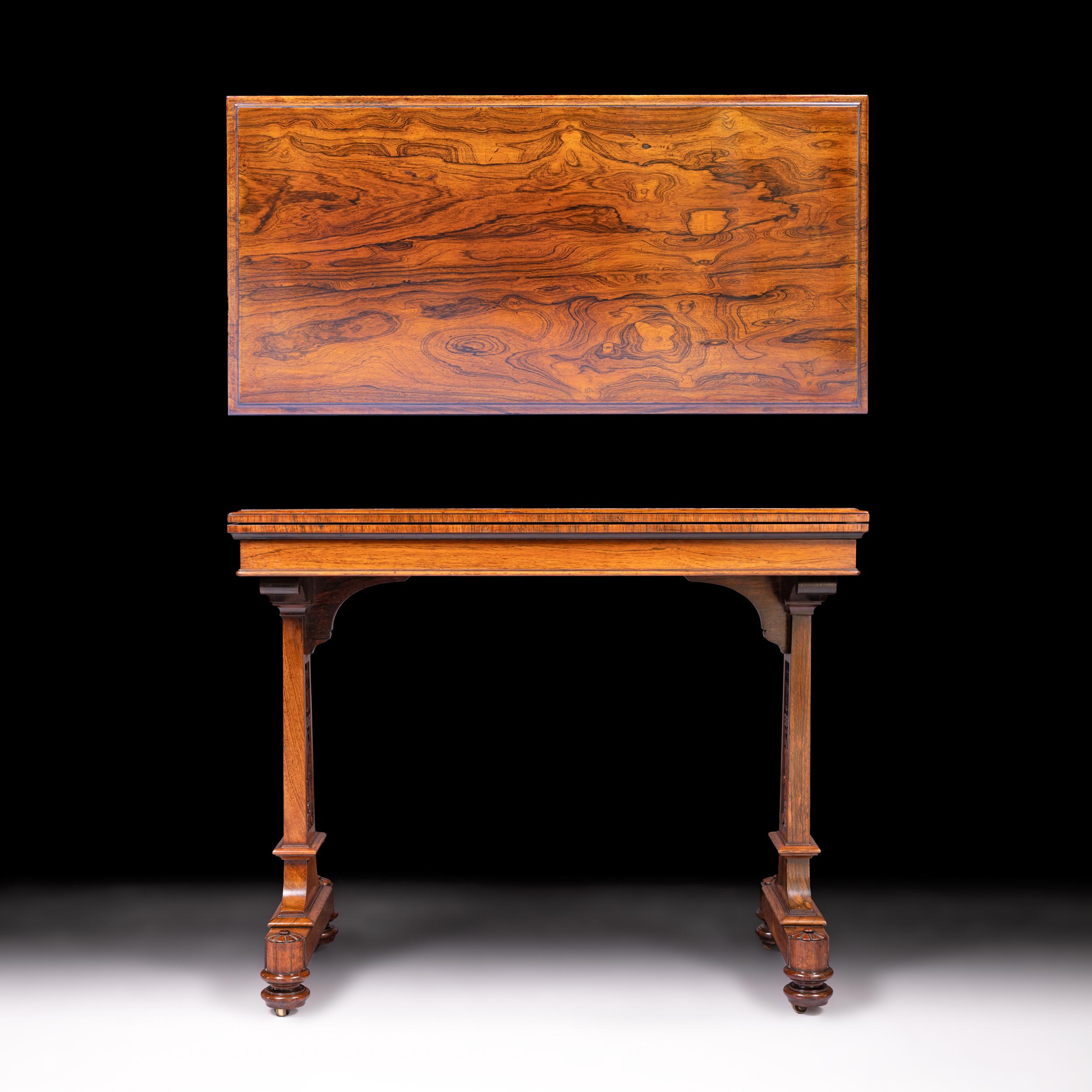 William IV Table à jeux Regency anglaise du début du 19ème siècle par T & G Seddon en vente