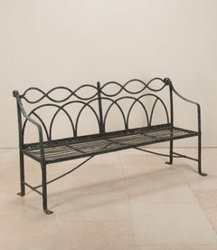 Early 19th Century English Regency Iron Bench